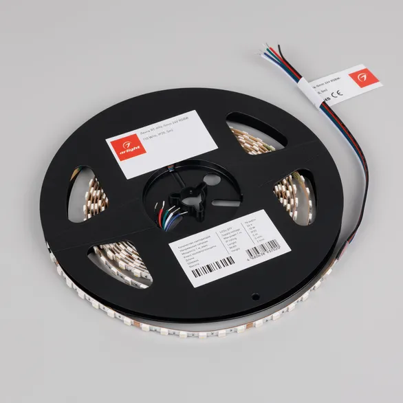 Светодиодная лента RGBW 24V 10W/m RT-H96-5mm RGBW-White-4-in-1 (4040, 480LED) 058433 Светодиодная лента RGBW 24V 10W/m RT-H96-5mm RGBW-White-4-in-1 (4040, 480LED) 058433