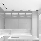 Готовый магнитный набор DENKIRS  60W Белый теплый SET AIR 05 3.0м накладной угловой черный