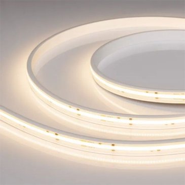 Светодиодная лента Белый теплый CSP 220V 14W/m 720Led/метр  герм ((PV - трубка ПВХ экструзия) 054674 ARL-PV-X720-15mm IP65 3000K 30м