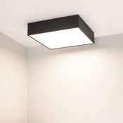 Накладной светильник  25W Белый дневной 034789 SP-QUADRO-S250x250 220V IP40  квадратный черный