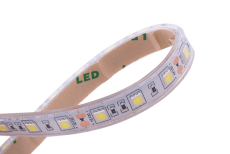 Светодиодная лента Белый 5060 12V 14.4W/m 60Led/метр герм (силиконовая трубка) 00-00009270 SWG560-12-14.4-W-68-М