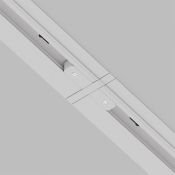 Коннектор прямой для однофазного трека TRA002C-11W Unity встраиваемый белый