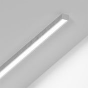 комплект профиля с экраном SF-1612-3MT П-образный накладной 00-00031954 серебро