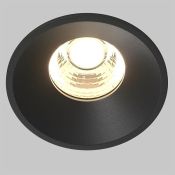 Встраиваемый светильник  7W Белый теплый DL058-7W3K-B Раунд/Round 50deg 230V круглый черный