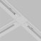 Коннектор T-образный для однофазного трека TRA002CT-11W Unity встраиваемый белый
