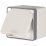 Штепсельная розетка накладная WERKEL GALLANT 16A 250V WL15-02-04 / W5071203  IP44 с/з, шторками и защитной крышкой слоновая кость