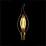лампа ретро светодиодная Vintage форма свеча на ветру 4W 057-103 CF35 GOLDEN/E14 диммируемая