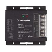 Диммер 027156 ARL-OVAL-DIM Black (12-24V, 3x10A, ПДУ, RF, RJ45)