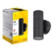 светильник IEK LIGHTING без лампы 5113 LT-UPU0-5113-GU10-2-K02 IP65 цилинд накладной черный