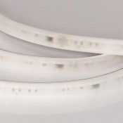 Светодиодная лента RGB+Белый теплый 5060 24V 17W/m 70Led/метр IP67 056722 герм (PS-силиконовая экструзия) DMX-PS-B70-14mm RGBW-Warm-PX7