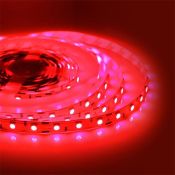 Светодиодная лента Красный 5050 12V 14.4W/m 60Led/метр 48BL Стандарт 10мм IP20 5м блистер