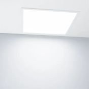 светильник  34W Белый-MIX 060566 DL-TITAN-COMFORT-S600x600 220V IP40 квадратный универсальный белый