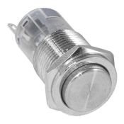Кнопка M16 ON-(ON) LAS2GQPH-11/N антивандальная без подсветки, б/ф