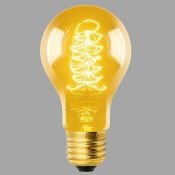 лампа ретро накаливания Vintage форма шар 40W UL-00000475  IL-V-A60-40/GOLDEN/E27 CW01 диммируемая