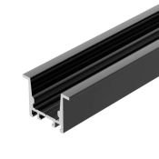 алюминиевый профиль S-LUX SL-COMFORT-2316-F-2000 ANOD BLACK 031769