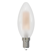 светодиодная лампа свеча Белый дневной  7W UL-00008331 LED-C35-7W/4000K/E14/FR/SLF Volpe Optima