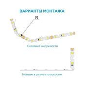 Светодиодная лента змейка Белый дневной 2835 12V  4.8W/m 60Led/метр 00-132 Стандарт 6мм Светодиодная лента змейка Белый дневной 2835 12V  4.8W/m 60Led/метр 00-132 Стандарт 6мм