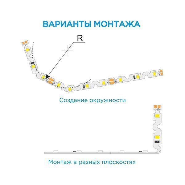Светодиодная лента змейка Белый дневной 2835 12V  4.8W/m 60Led/метр 00-132 Стандарт 6мм Светодиодная лента змейка Белый дневной 2835 12V  4.8W/m 60Led/метр 00-132 Стандарт 6мм