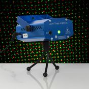 Лазерный проектор «Точки» 5 см, свечение красное/зелёное