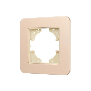 Рамка металлическая 1 пост Arlight AKIRY 049686 FRM-AKIRY-SFAL-1-GD светлое золото