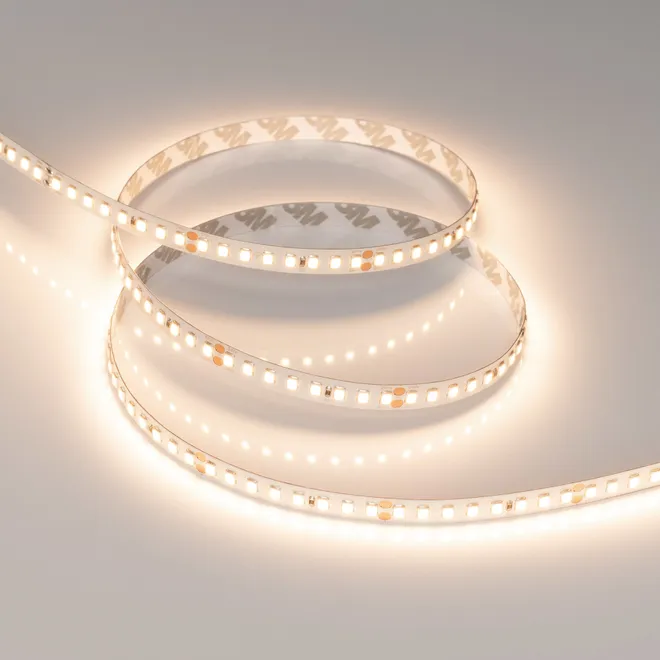 Светодиодная лента Белый теплый 2835 24V 12W/m 160Led/метр 040011  UL-A160-8mm 24V 3000K