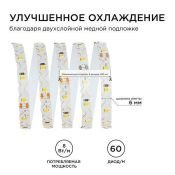 Светодиодная лента змейка Белый 2835 24V  8W/m 60Led/метр 00-351 Стандарт 6мм Светодиодная лента змейка Белый 2835 24V  8W/m 60Led/метр 00-351 Стандарт 6мм