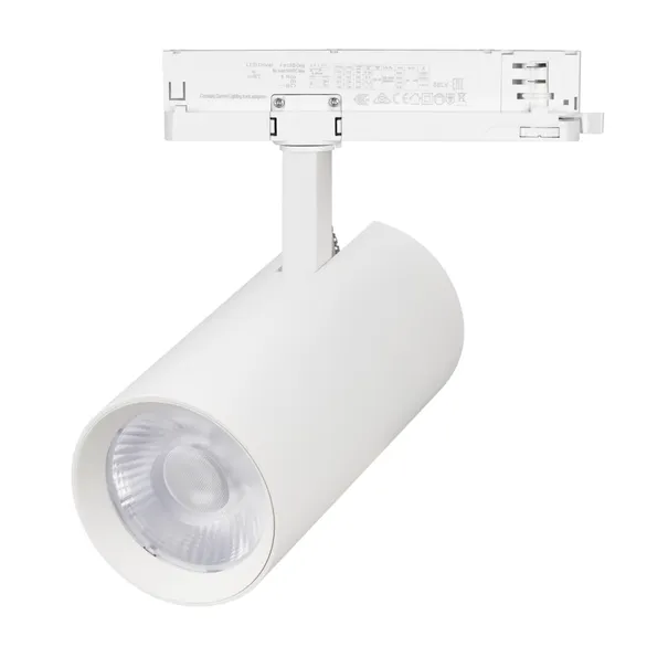 Трековый светильник  30W Белый теплый LGD-GERA-4TR-R90  36deg на шинопровод белый 055183