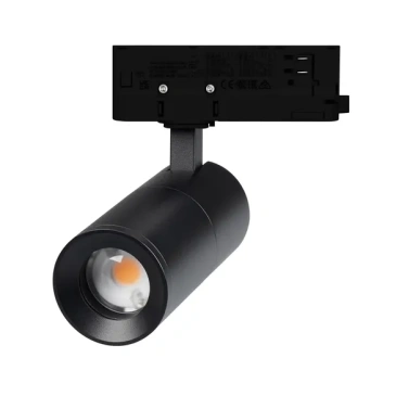 Трековый светильник  12W Белый теплый LGD-ARTEMIS-TRACK-4TR-R55 8-80deg  на шинопровод черный 048326