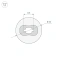 Архитектурный силиконовый профиль WPH-FLEX-D22-360deg-S8-5m WHITE 045847