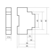 Реле контроля наличия и асимметрии фаз CZF-312 ЕА04.001.007