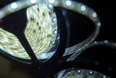 Светодиодная лента Белый 3528 12V  4.8W/m 60Led/метр герм (силикон) 00-00009700 SWG360-12-4.8-W-65-M