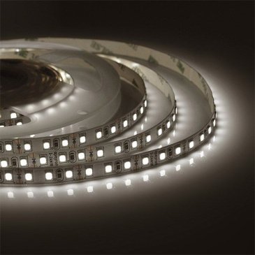 Светодиодная лента Белый теплый 3528 12V  9.6W/m 120Led/метр 00-32 8мм