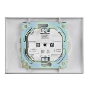 Штепсельная розетка встраиваемая двойная IEK SKANDY 10А SK-R20-10-K23-F SK-R10S без з/к без шторок в сборе серебряный