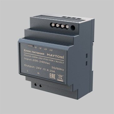 Блок питания (AC-DC) 24V  100W 821017 PSL016  на din-рейку