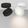 Накладной светильник  12W Белый теплый 025443(1) SP-MONA-SURFACE-R100 24deg 220V IP40 откидной поворотный круглый черный