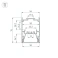 алюминиевый профиль IP-LINE-5475-2000 ANOD 055136