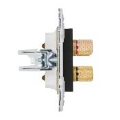 Розетка встраиваемая аудио IEK SKANDY SK-S40-K02 SK-A01Bl черный