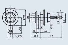 Диод  10.0A  700V КД203Д