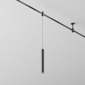 Трековый подвесной светильник 5W Белый теплый TR155-1-5W3K-B Фокус / Focus Led Flarity IP20 чёрный