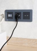 Розетка встраиваемая USB IEK BRITE A+A 3,1А BR-U21-D31-K53 РЮ10-1-БрГ графит