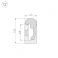 Архитектурный силиконовый профиль WPH-FLEX-0613-SIDE-S8-5m WHITE 040265