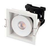 Встраиваемый светильник   9W Белый теплый 026874 CL-SIMPLE-S80x80-9W 45deg 220V IP20 поворотный квадратный белый
