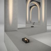 светильник   3W Белый теплый 052701 LGD-STRIPE-3W 220V IP65 прямоугольный накладной серый