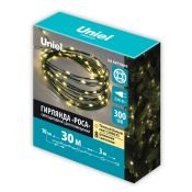 гирлянда РОСА Белый теплый UL-00012083 ULD-S3000-300-DGA WARM WHITE IP20 DEW 30м