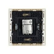 ТВ-розетка встраиваемая проходная IEK FORTE&PIANO FP42 9 ваниль FP-A10-P-K10