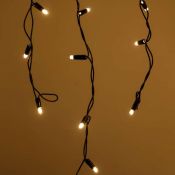 гирлянда БАХРОМА   6W Белый теплый 034107 ARD-EDGE-CLASSIC-2400x600-BLACK-88LED-MILK-STD Warm 230V  IP65 статика