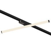 Трековый светильник однофазный  15W Белый теплый SOLID STROM DK6638-BK IP20 на шинопровод черный