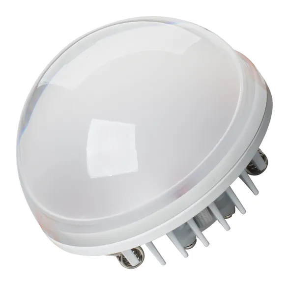 Встраиваемый светильник   5W Белый теплый  020214 LTD-80R-Crystal-Sphere 220V IP40 полусфера белый