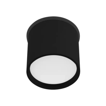 Накладной светильник   7W Белый теплый 043966 SP-CYLINDO-R75 230V IP54 круглый черный