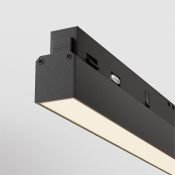 Трековый светильник  24W Белый теплый TR030-2-24W3K-B Базис/ Basis Exility IP20 на магнитный шинопровод черный
